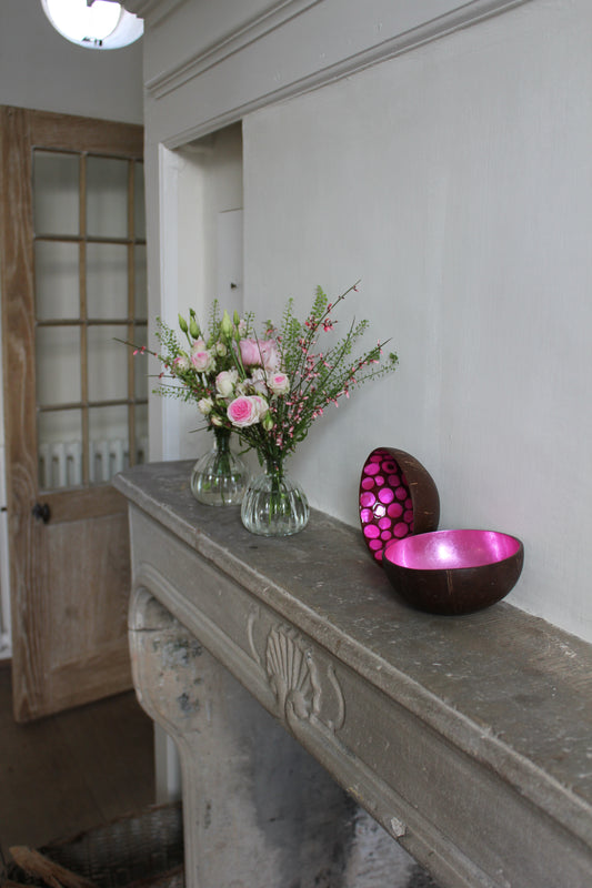 pink coconutbowls deco
